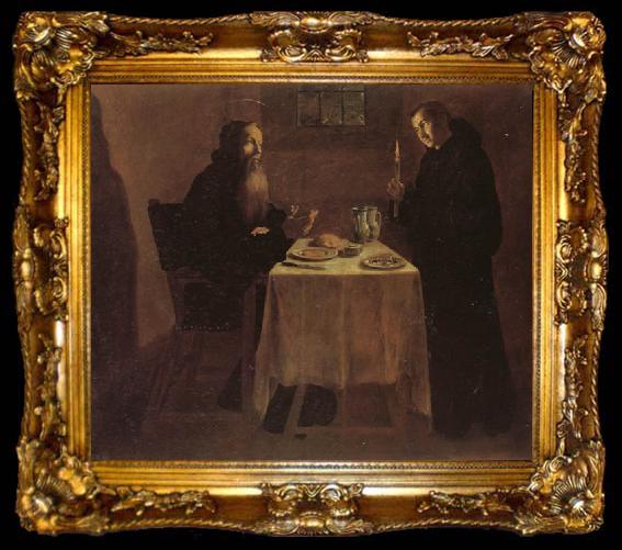 framed  unknow artist St.Benedict